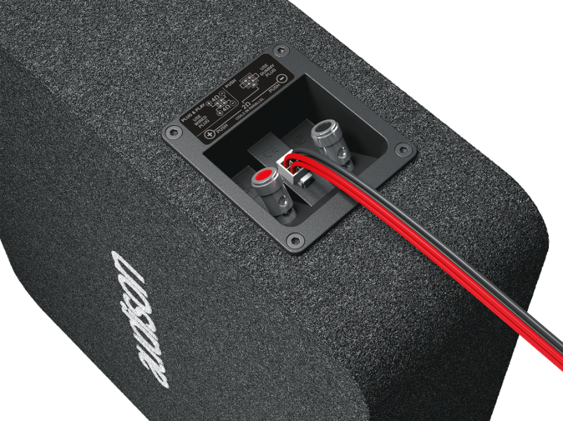 Audison Prima APBX 10 DS 10" 800W Sealed Subwoofer Box 4+4 Ohm