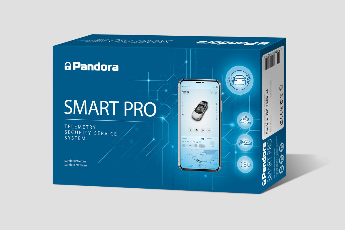 Pandora Smart Pro V4 Car Alarm System 4G LTE Bluetooth 5.0