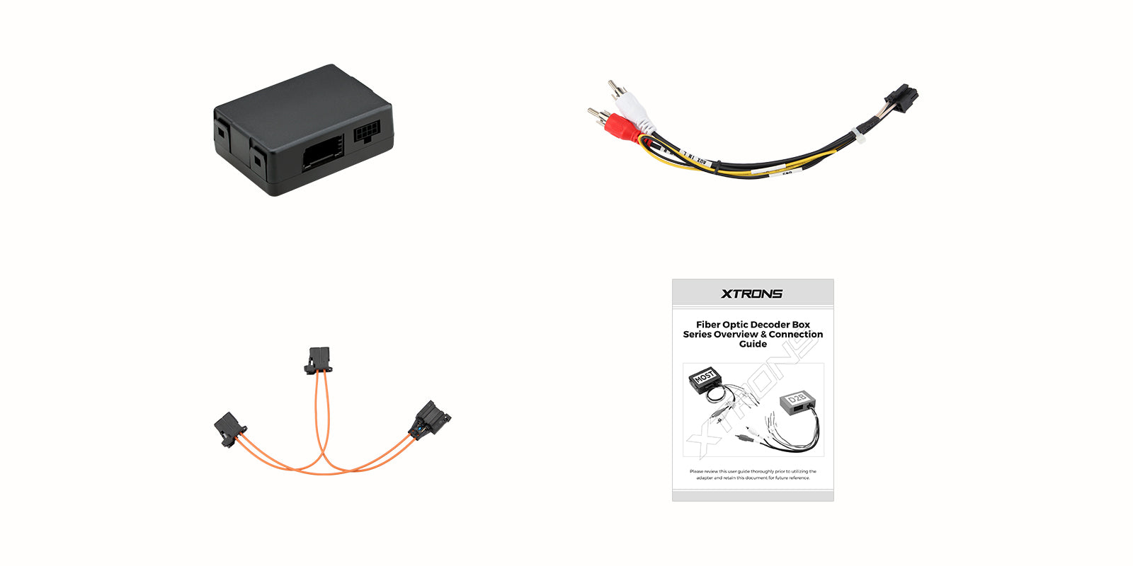 XTRONS Fibre Optic MOST25 Decoder Box for BMW 5 Series E60/E65/E66