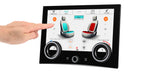 XTRONS AIR405V Wireless CarPlay Android Head Unit Climate Control Panel 10.1in