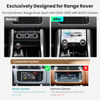 XTRONS AIR494S Wireless CarPlay Climate Control Panel 10.1" IPS for Range Rover Sport L494