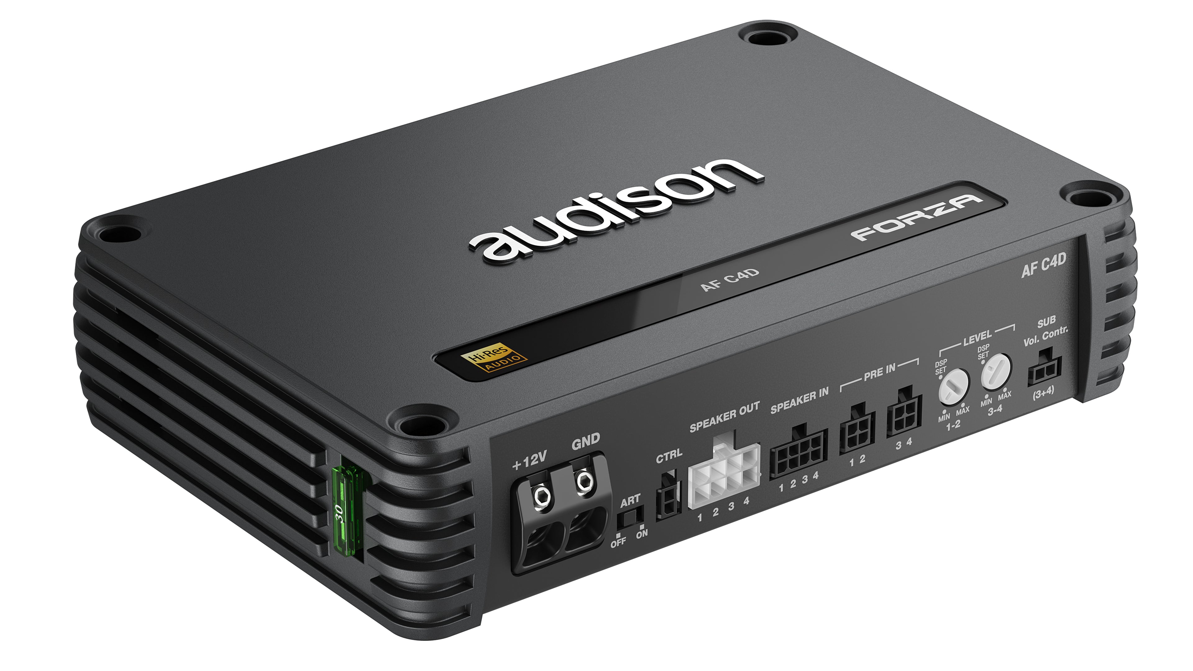 Audison Forza AF C4D 4-Channel D-Class Amplifier 600W