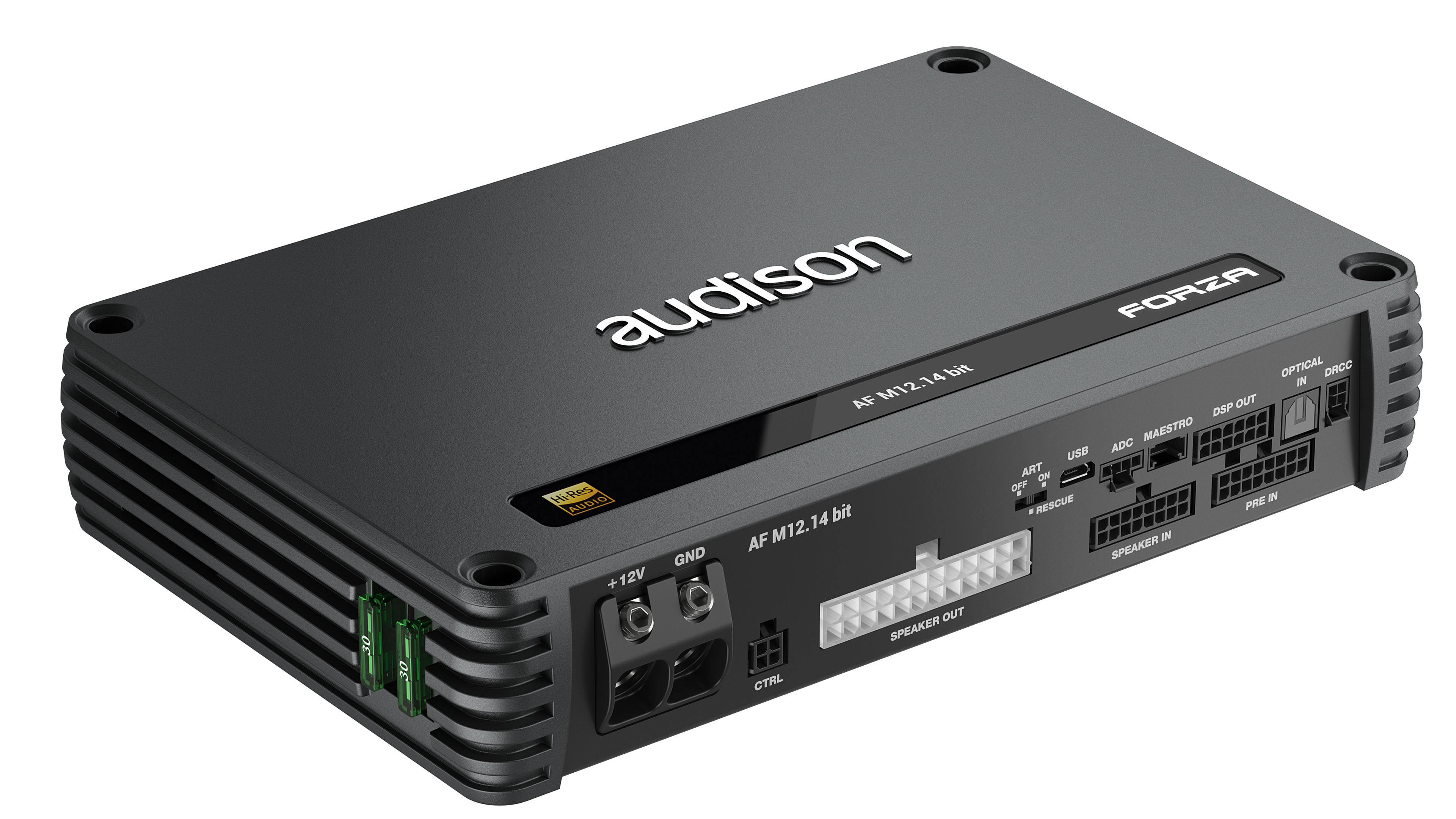 Audison Forza AF M12.14 bit DSP Amplifier 12-Channel D-Class