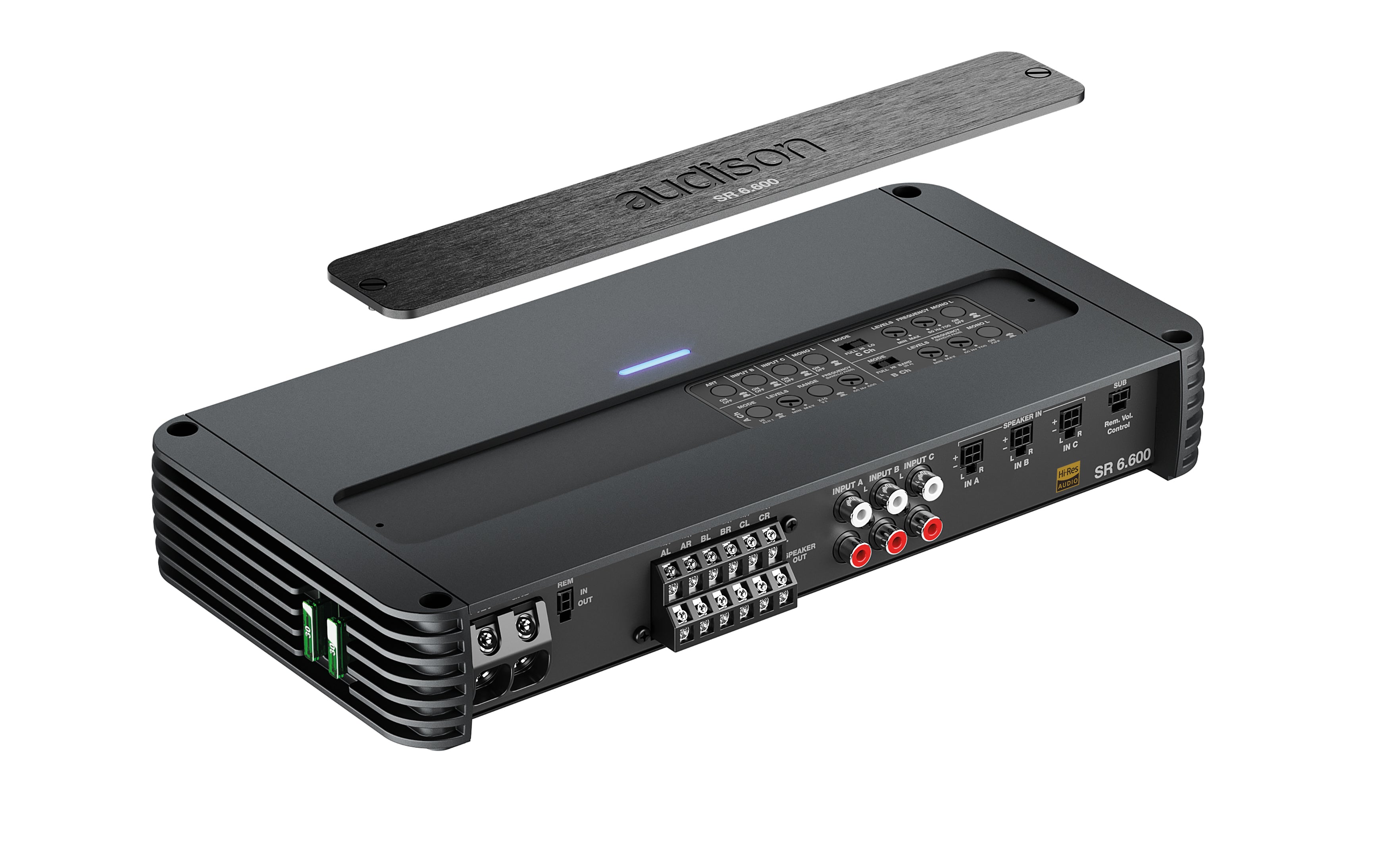 Audison SR 6.600 6-Channel Car Amplifier D-Class Hi-Res 1120W