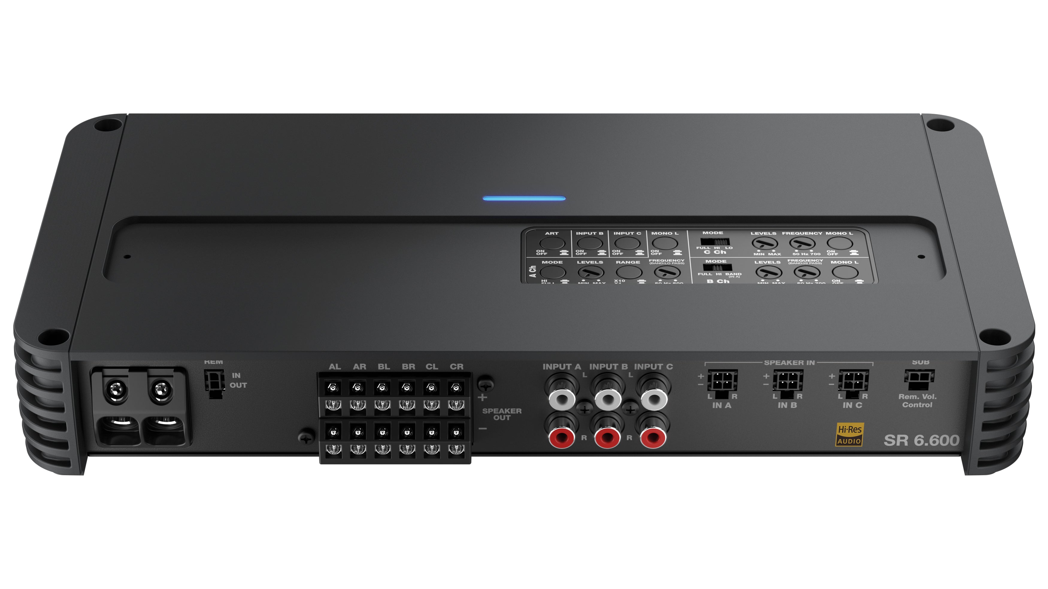 Audison SR 6.600 6-Channel Car Amplifier D-Class Hi-Res 1120W