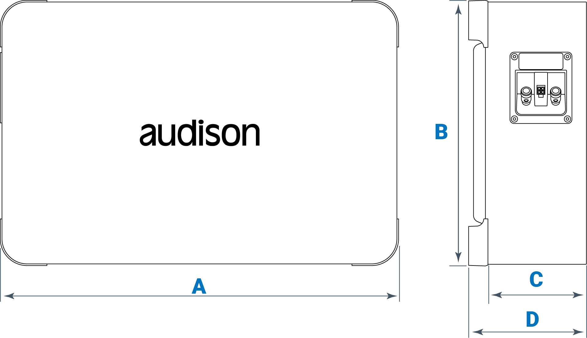 Audison Prima APBX 10 S4S Subwoofer Box 250mm 4 Ohm