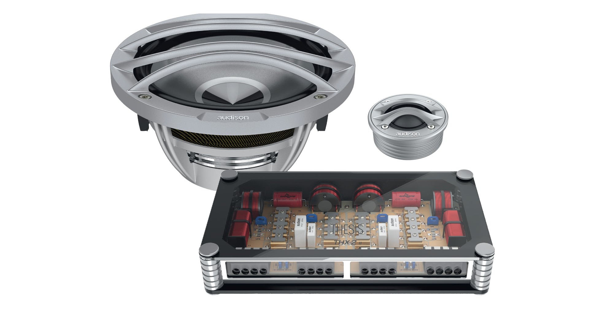 Audison Thesis TH K2 II P Coro 2-Way Car Speaker Kit 300W