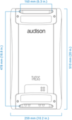 Audison TH Due A-Class 2-Channel Car Amplifier 1000W
