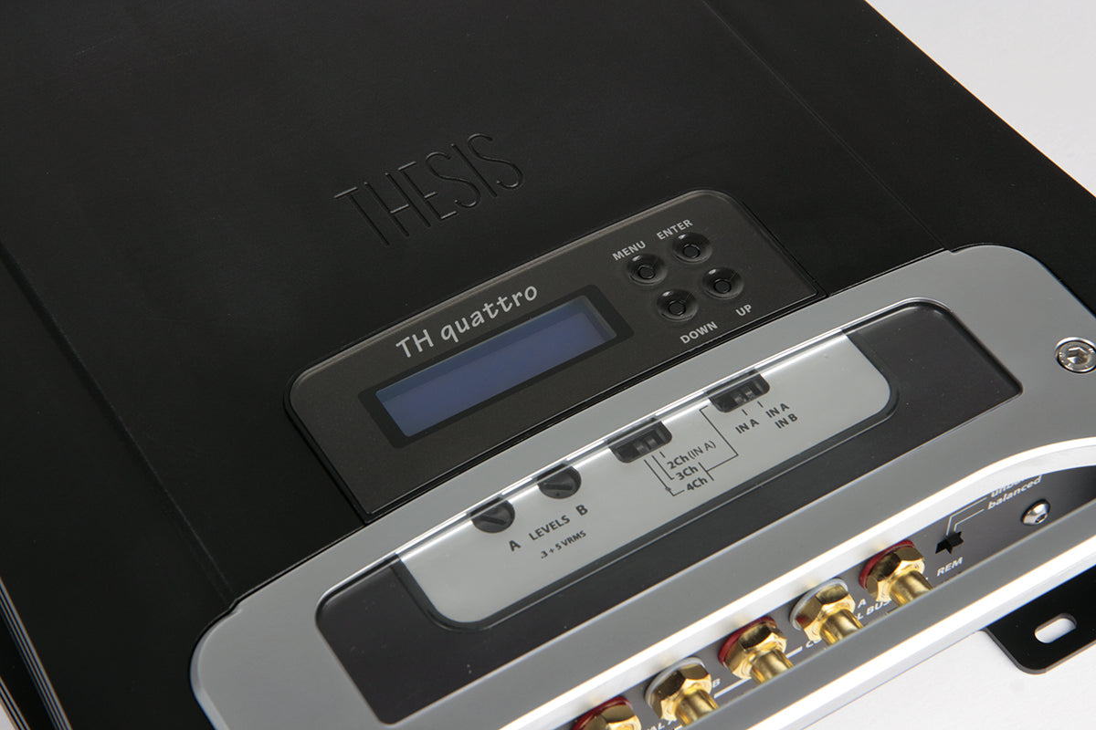 Audison Thesis TH Quattro 4-Channel A-Class Car Amplifier 1040W
