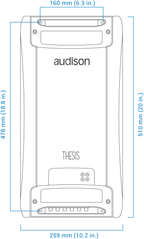 Audison Thesis TH Quattro 4-Channel A-Class Car Amplifier 1040W