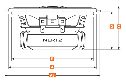 Hertz Dieci DCX 100.3 4-Inch Two-Way Coaxial Car Speaker