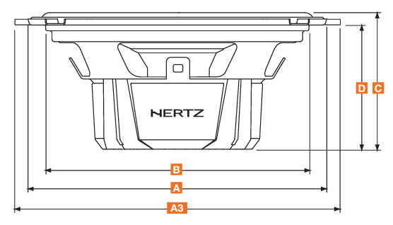 Hertz Dieci DSK130.3 130mm 2-Way Car Audio Speaker System 120W