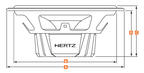 Hertz Dieci DSK165.3 Two-Way Car Audio Speaker System 165mm