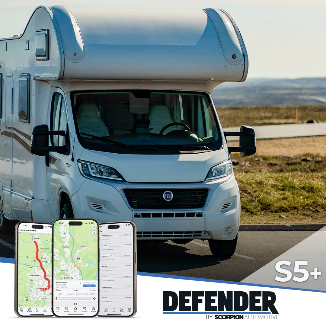 Scorpion Defender S5+ Vehicle Alarm and Tracker Thatchem Category 2/1