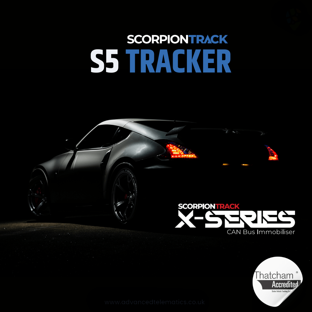 Scorpion S5+ X-Series Tracker & Digital immobiliser
