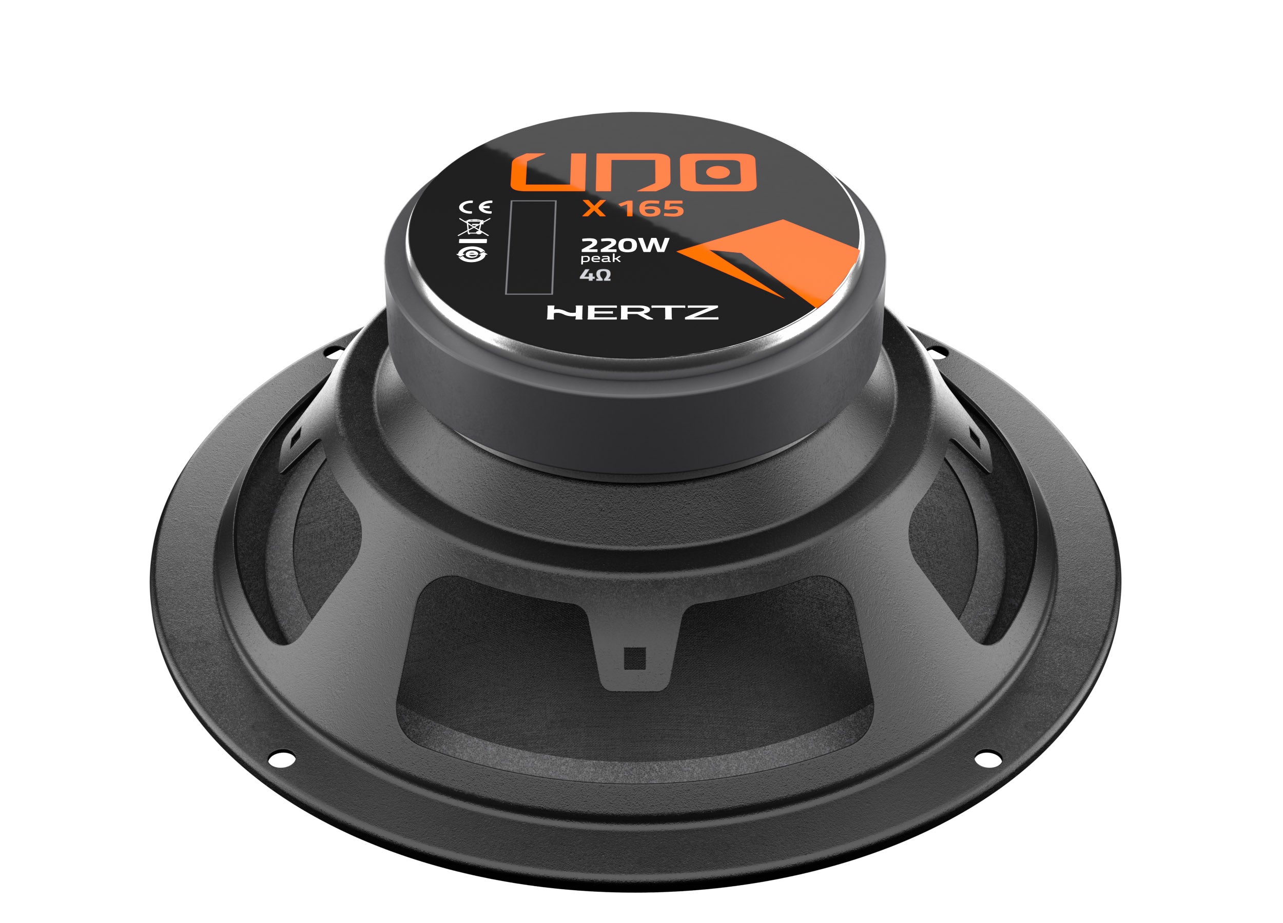 Hertz Uno X 165 6.5in Coaxial Speakers 220W 4 Ohm