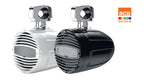 Hertz HTX 8 M-CL-W Marine LED Clamp Tower Speaker 200W White
