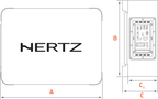 Hertz Cento CBA 250 Active Sealed Subwoofer Box 250mm