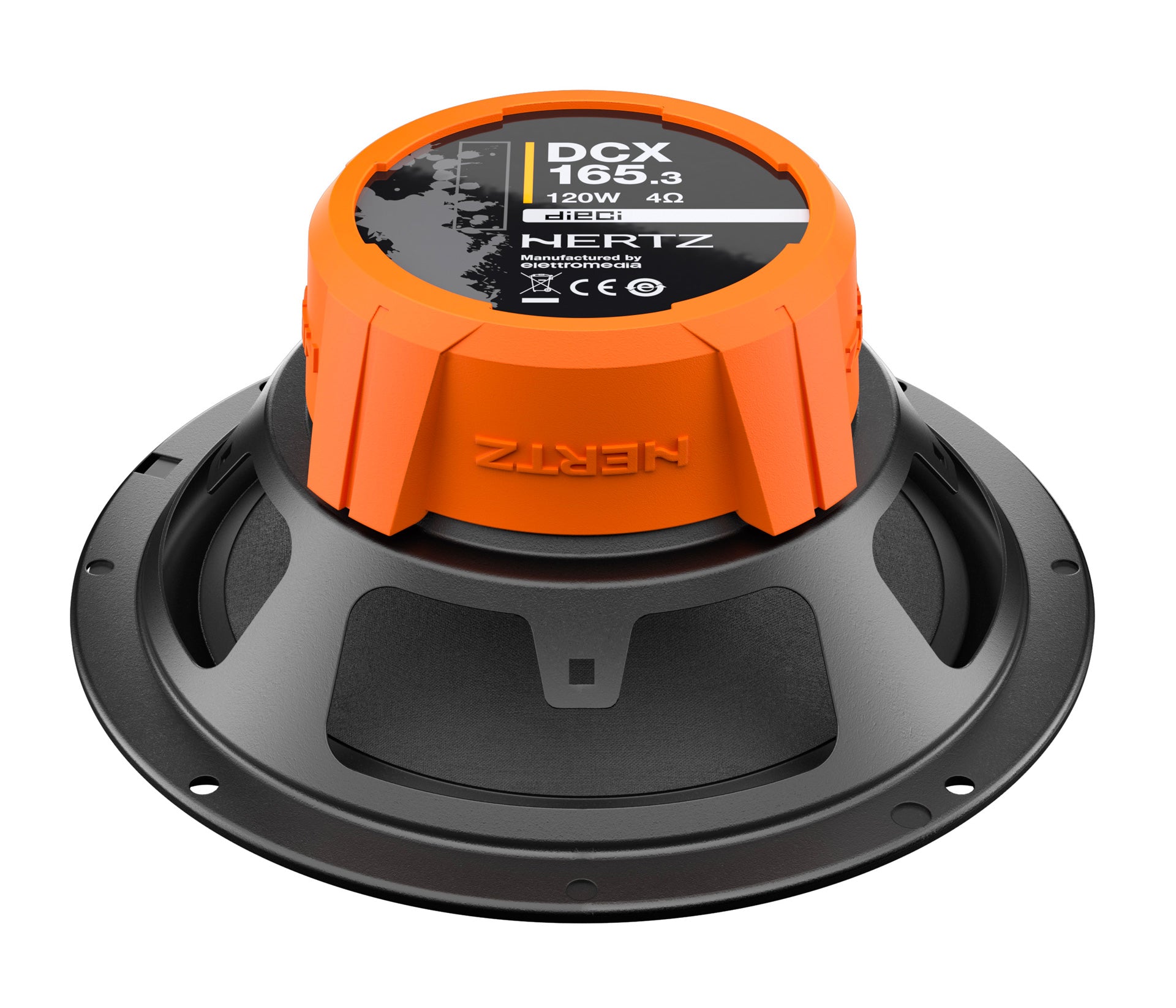Hertz Dieci DCX 165.3 2-Way Coaxial Car Speaker 6.5in 120W