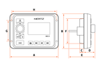 Hertz HMC D1 Remote Control for Marine Audio HMR 50