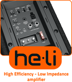 Hertz Cento CBA 250 Active Sealed Subwoofer Box 250mm