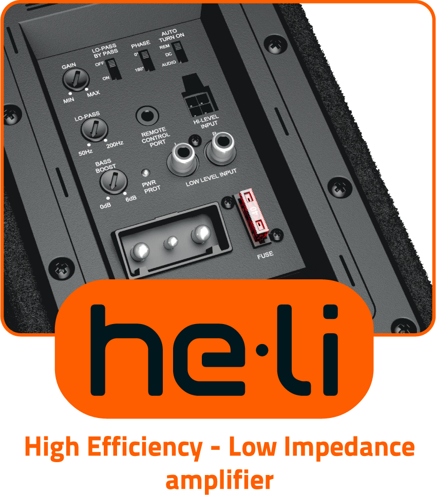 Hertz Cento CBA 250 Active Sealed Subwoofer Box 250mm