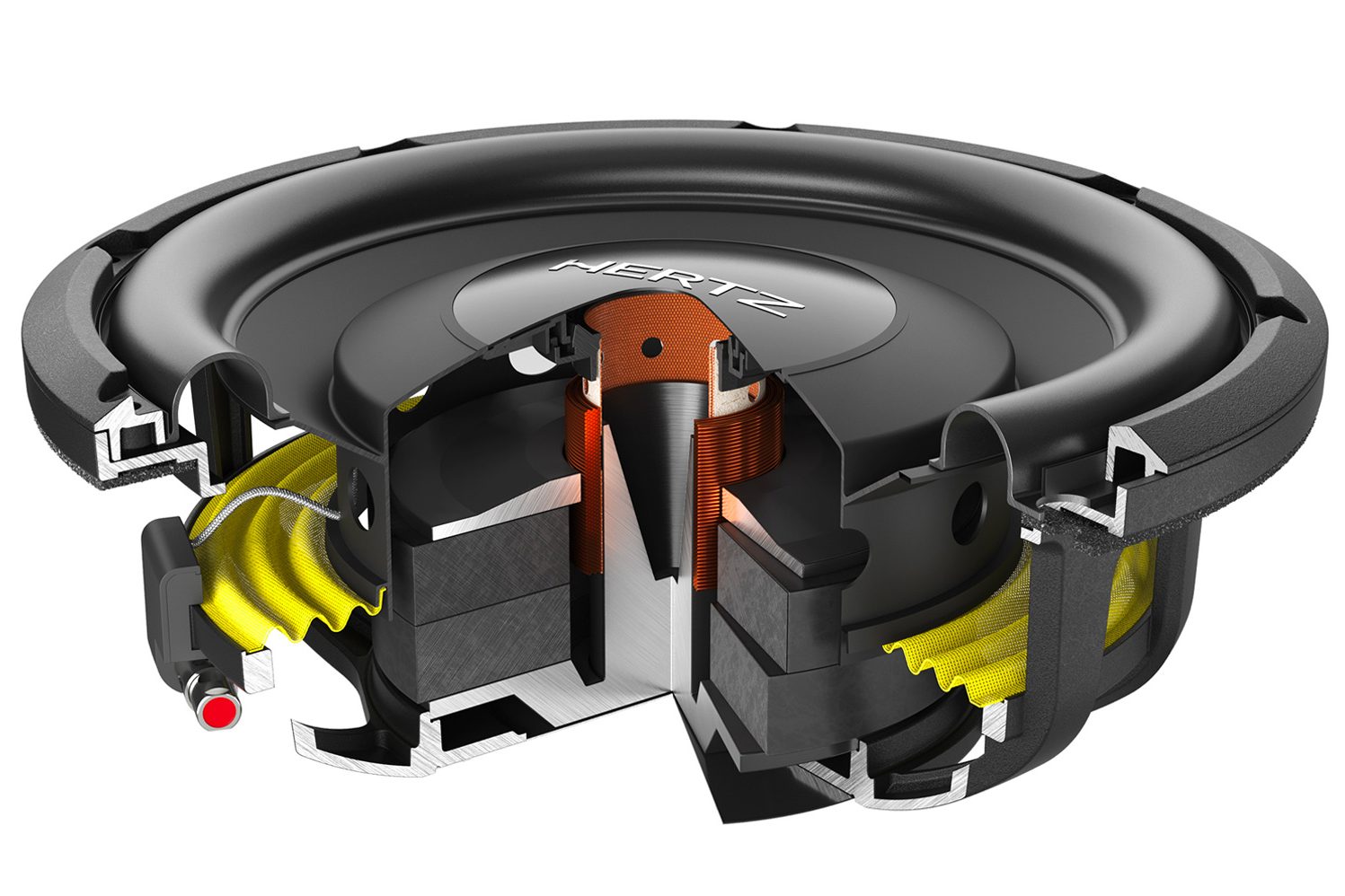 Hertz Mille PRO MPS 250 S4 10in Shallow Subwoofer 500W 4 Ohm