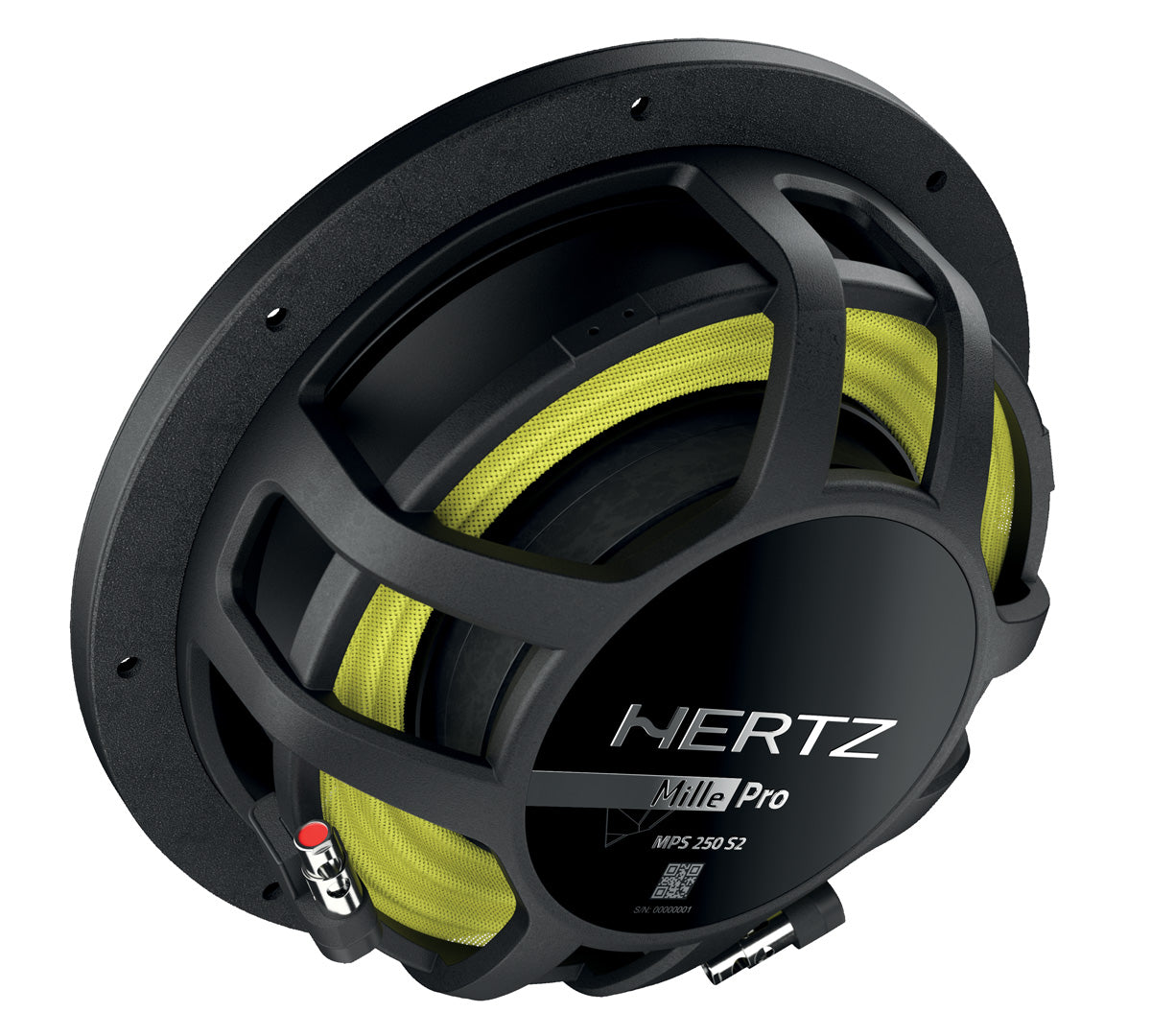 Hertz Mille PRO MPS 250 S4 10in Shallow Subwoofer 500W 4 Ohm