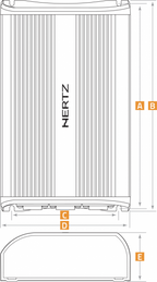 Hertz SPL Show SP 4.900 D-Class 4-Channel Amplifier 1000W