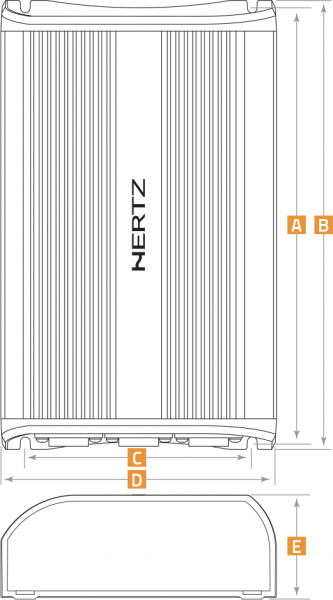 Hertz SPL Show SP 4.900 D-Class 4-Channel Amplifier 1000W