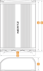 Hertz SPL Show SP 4.500 4-Channel D-Class Amplifier 600W