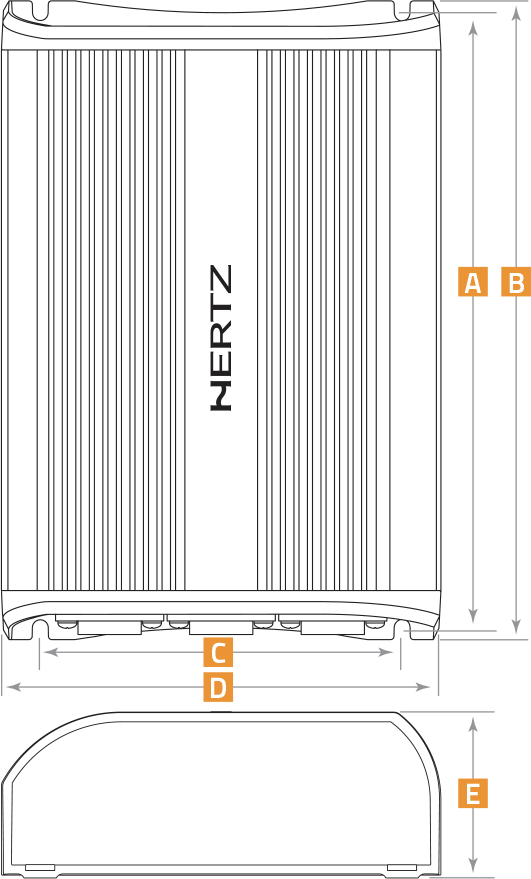 Hertz SPL Show SP 4.500 4-Channel D-Class Amplifier 600W