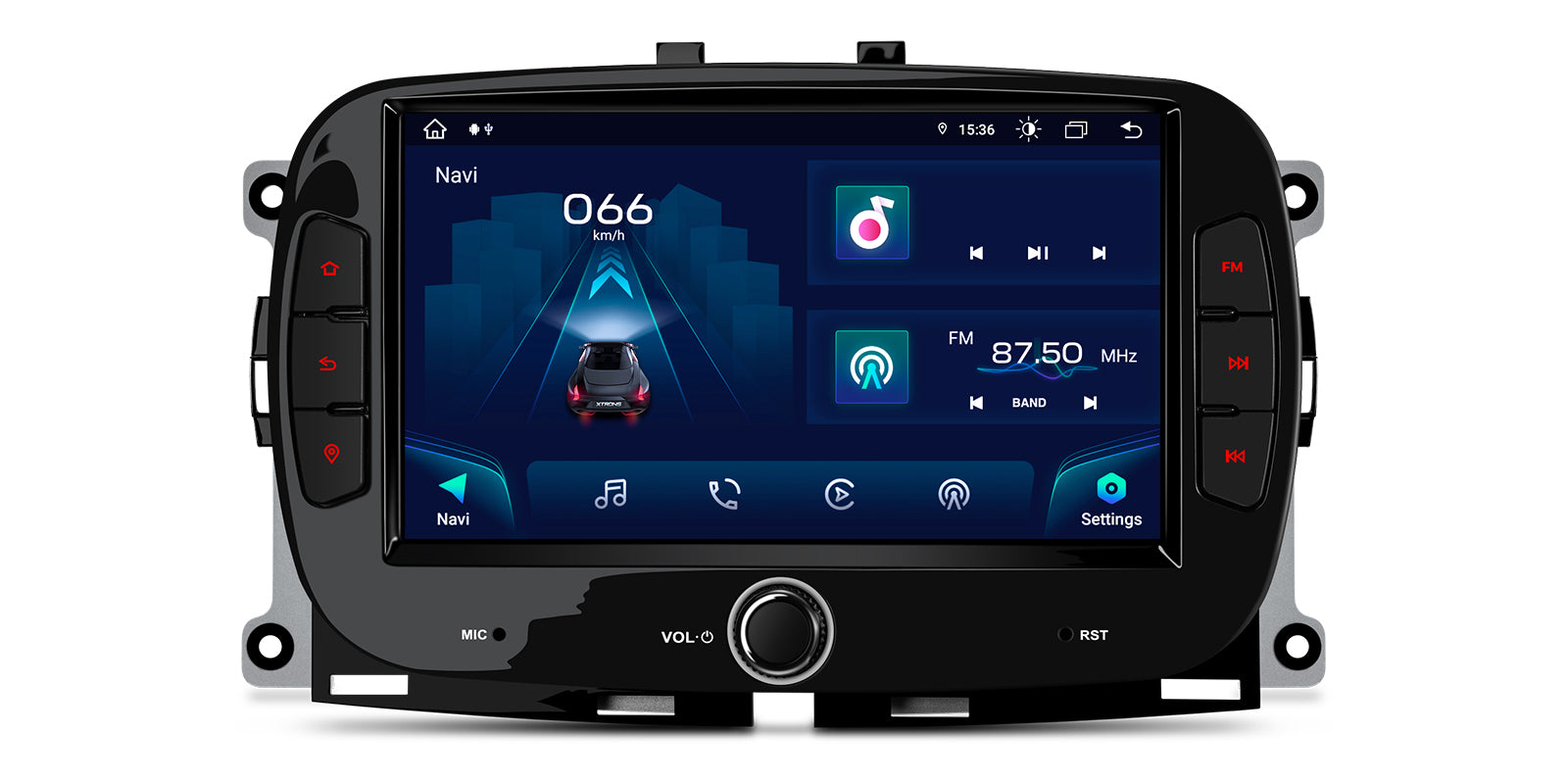 XTRONS IA Series 7in IPS Screen Wireless CarPlay Head Unit IAH74500FL
