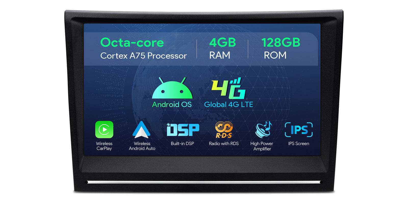 XTRONS 8in IPS Wireless CarPlay Android Head Unit Porsche 911/Cayman/Boxster