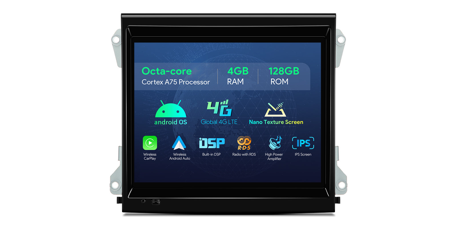 XTRONS IAH84KYPT Porsche Cayenne 8.4" Nano Texture Screen Android Head Unit Wireless CarPlay
