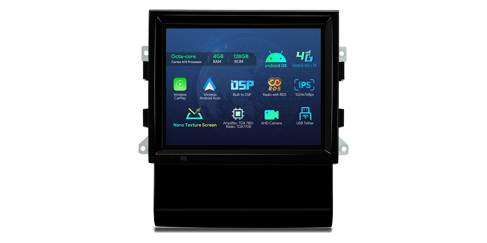 XTRONS IAH84MCPT Android Head Unit 8.4in Nano Texture Screen for Porsche Macan