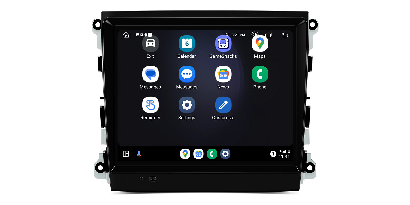 XTRONS IAH84PMPT 8.4" Nano-Texture Wireless CarPlay Head Unit Porsche Panamera