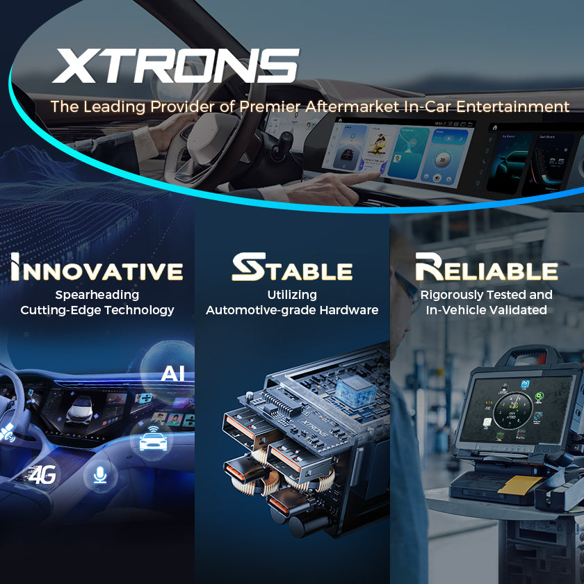 XTRONS ID Series 9in Android Head Unit Car Stereo IDP9046B