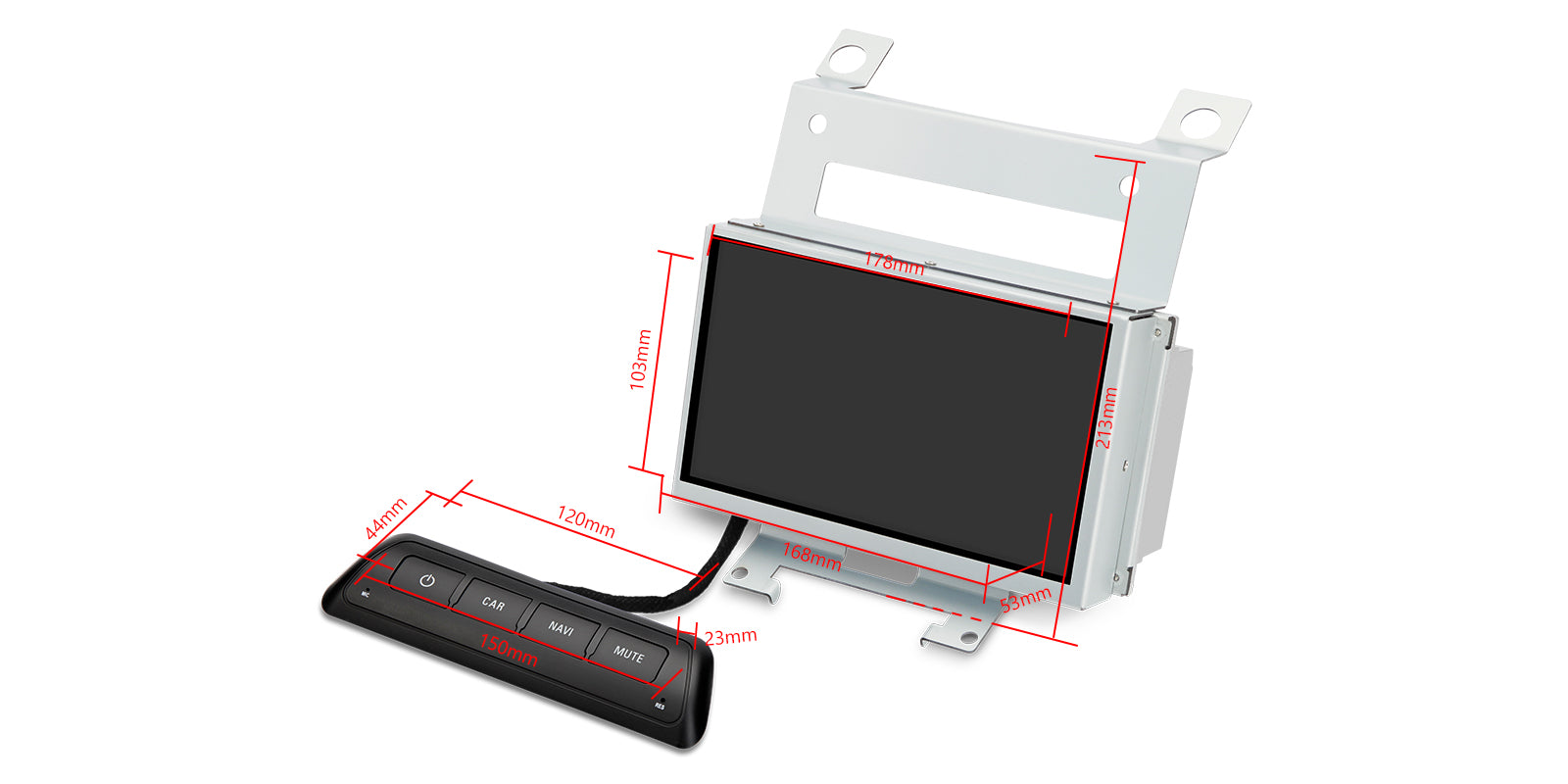 XTRONS ID70DLRL 7in Android Head Unit Land Rover Freelander 2