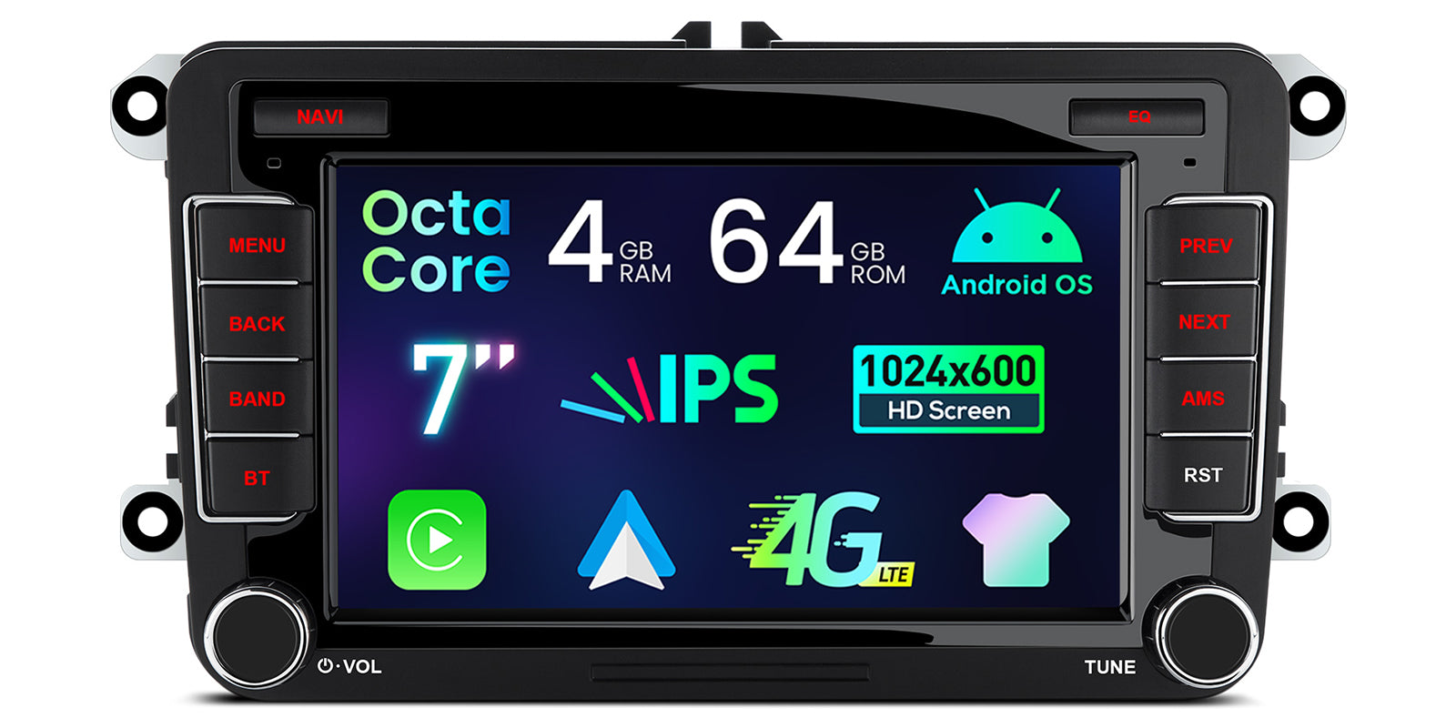 XTRONS ID70MTVL 7" Android Head Unit Car Stereo Wireless CarPlay ID Series