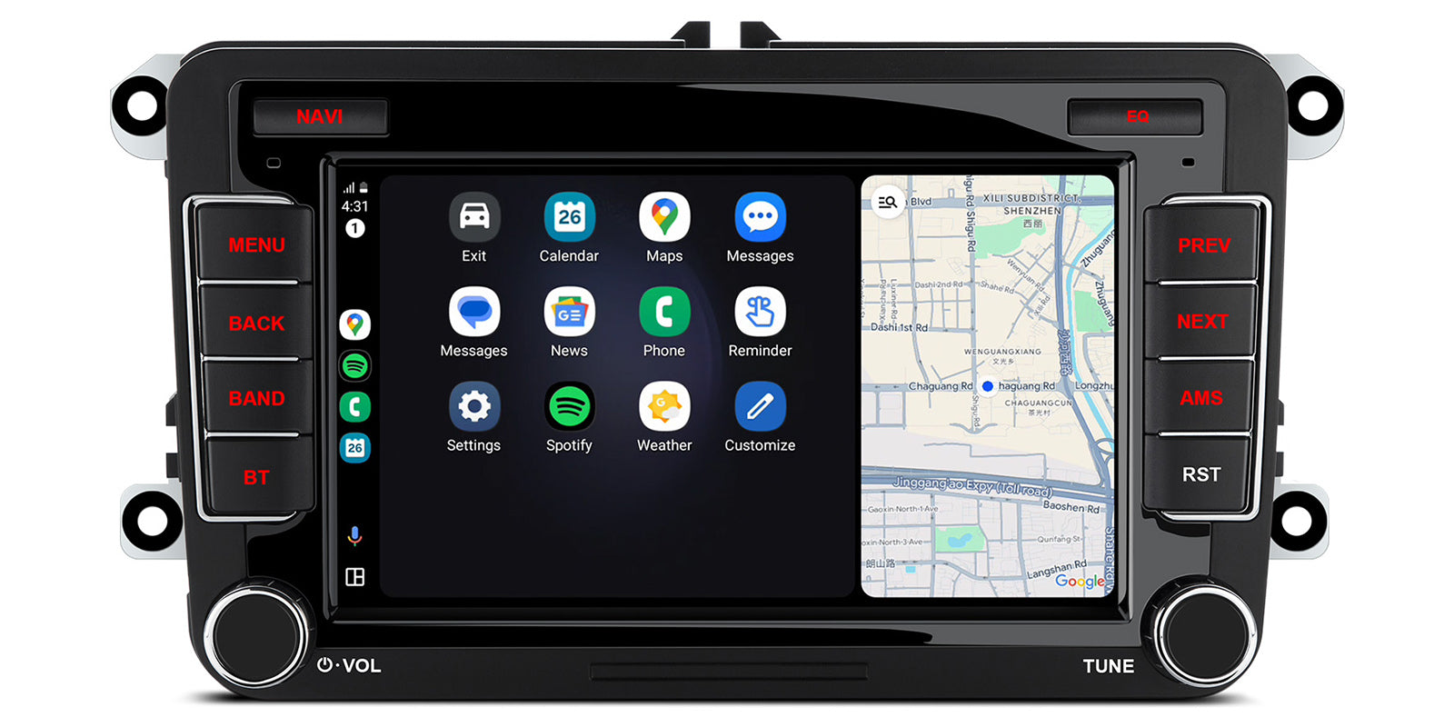 XTRONS ID70MTVL 7" Android Head Unit Car Stereo Wireless CarPlay ID Series