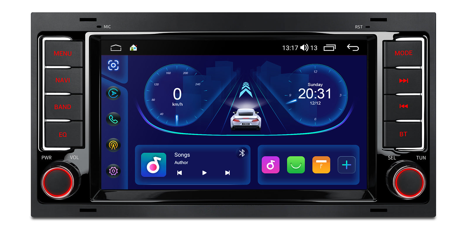 XTRONS ID70TRVL Volkswagen 7 Inch Android Head Unit Wireless CarPlay 4GB 64GB