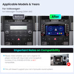 XTRONS ID70TRVL Volkswagen 7 Inch Android Head Unit Wireless CarPlay 4GB 64GB