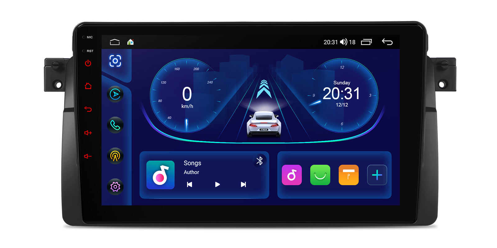 XTRONS IDP9046B 9in Android Head Unit Car Stereo Wireless CarPlay BMW E46