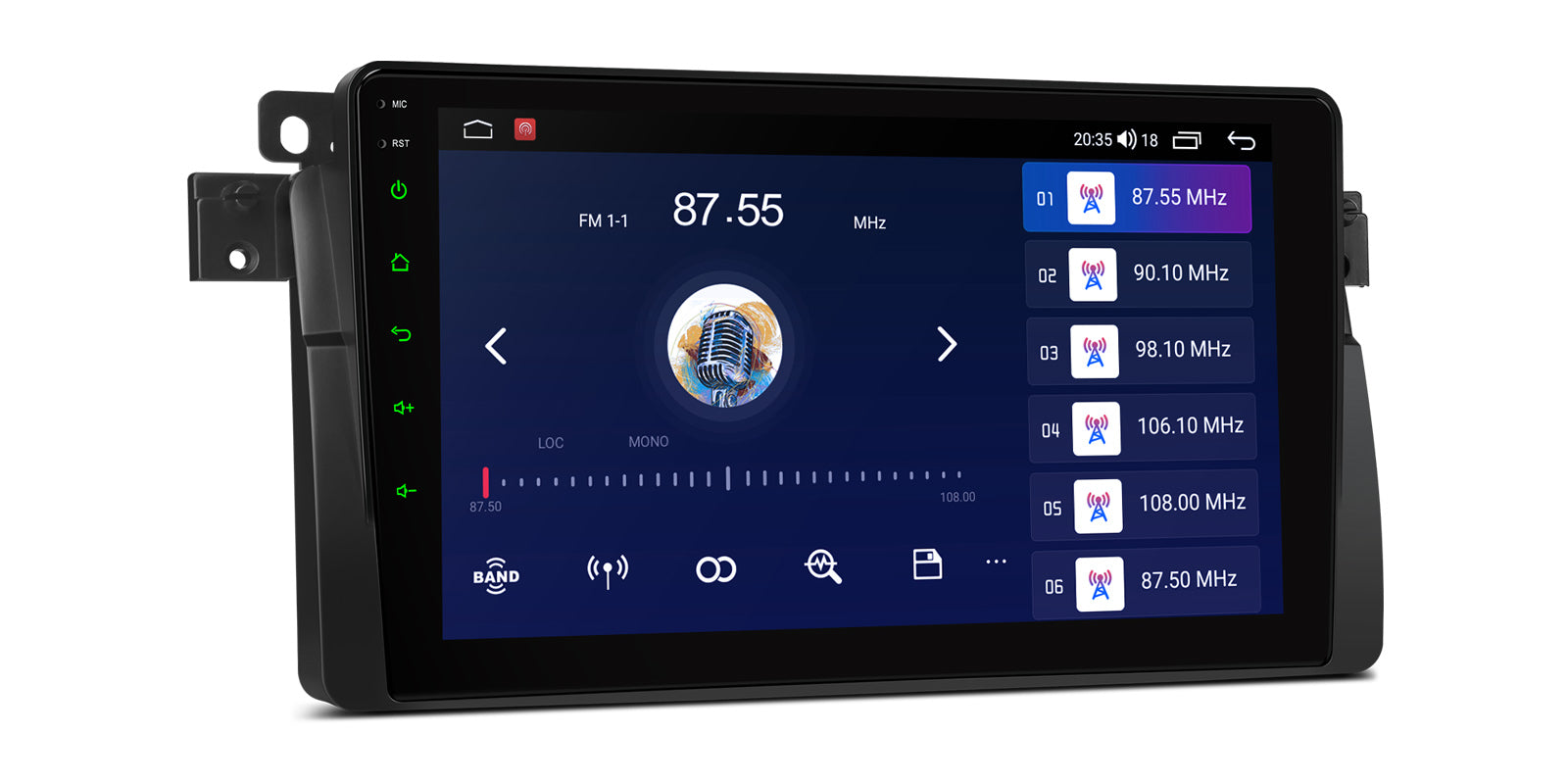 XTRONS IDP9046B 9in Android Head Unit Car Stereo Wireless CarPlay BMW E46