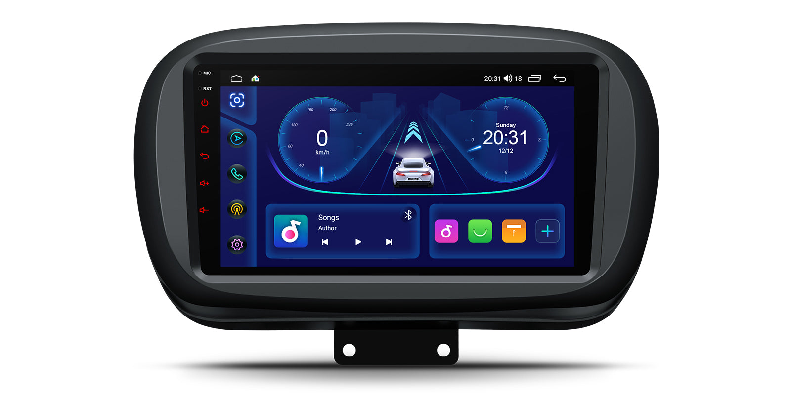 XTRONS IDP9050XF Fiat 500X Wireless CarPlay Android Head Unit 9in