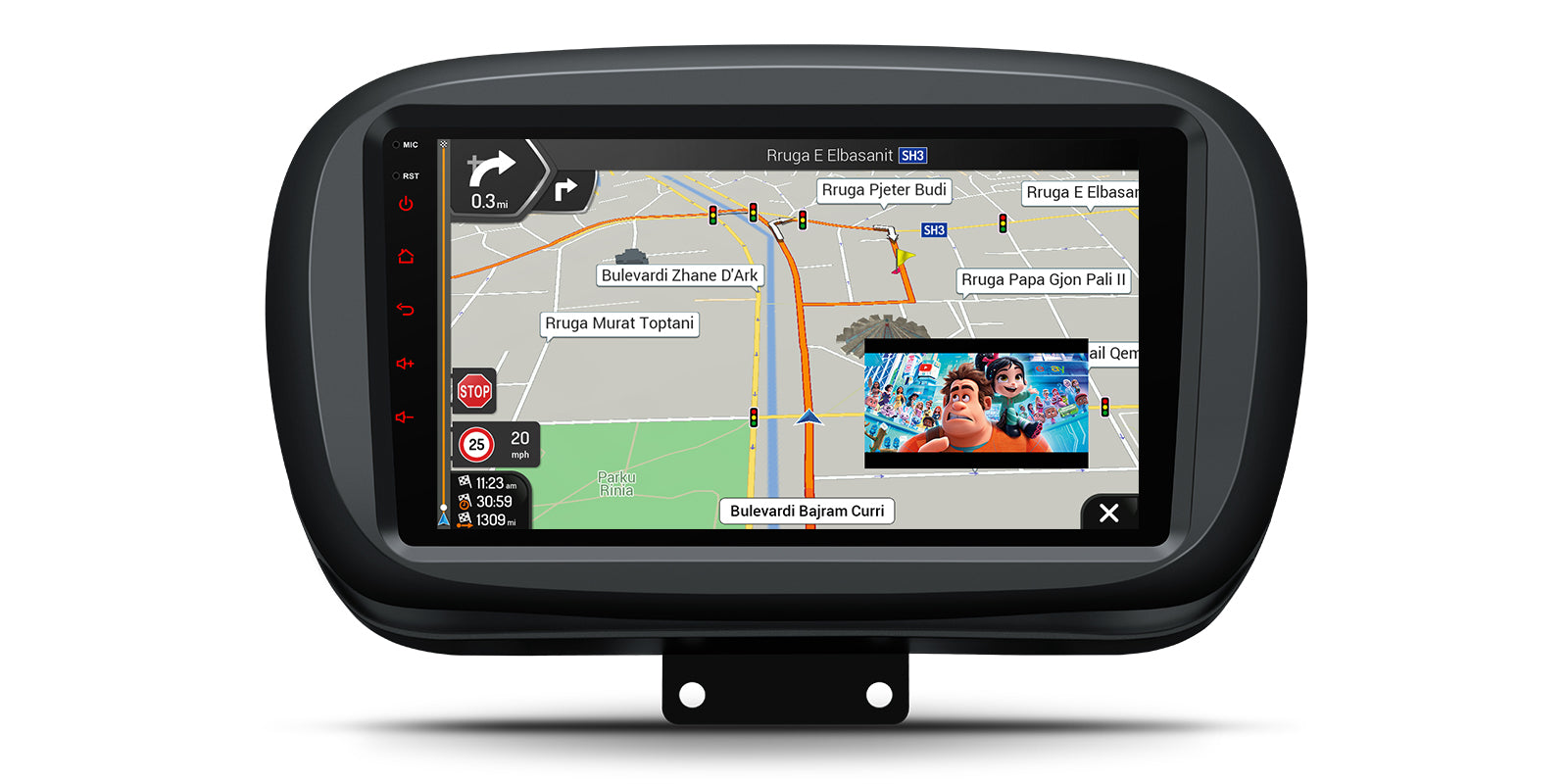 XTRONS IDP9050XF Fiat 500X Wireless CarPlay Android Head Unit 9in