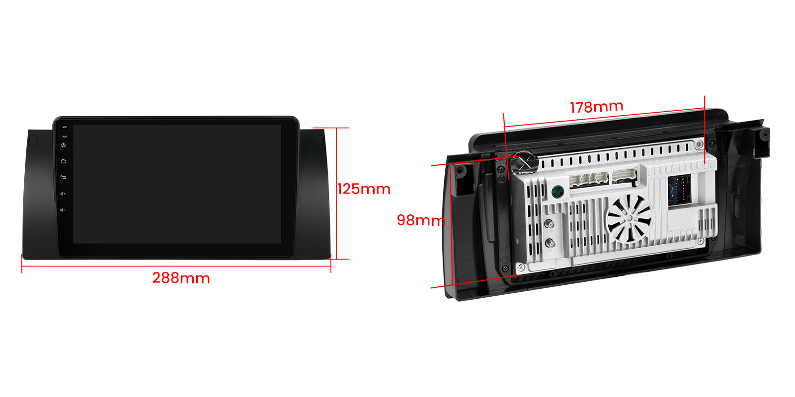 XTRONS BMW X5 E53 IDP9053B 9in Android Head Unit CarPlay