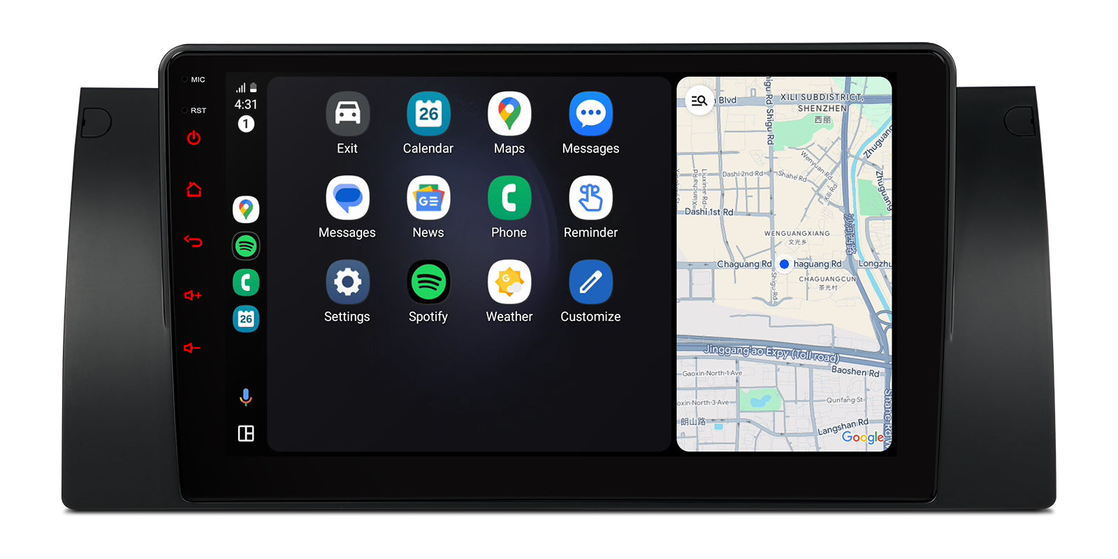 XTRONS BMW X5 E53 IDP9053B 9in Android Head Unit CarPlay