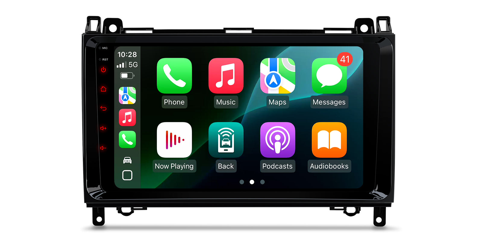 XTRONS IDP90M245 9" Wireless CarPlay Android Auto Head Unit for Mercedes/VW